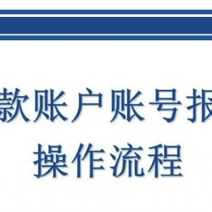 北京市網上稅務局存款賬戶賬號報告操作流程說明（最新）