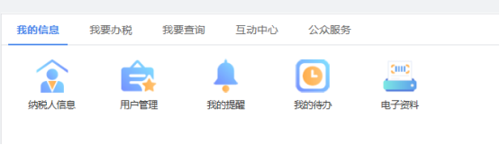陜西省電子稅務(wù)局我的信息頁面