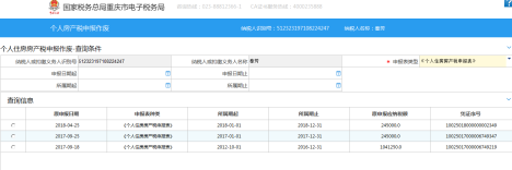查詢個人房產(chǎn)稅申報作廢信息