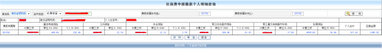 跳轉(zhuǎn)到社保費參保個人繳費基數(shù)查詢界面