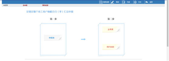 定期定額個體工商戶納稅分月（季）匯總申報