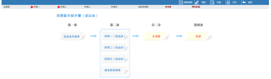 進入成品油消費稅申報頁面