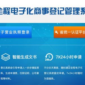 廣東省全程電子化工商登記管理系統(tǒng)分支機構設立登記操作說明