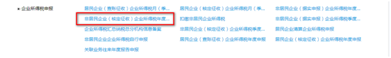 非居民企業(yè)（核定征收）企業(yè)所得稅年度申報