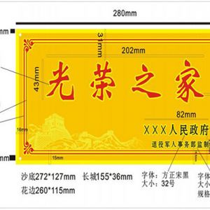 為烈屬、軍屬和 退役軍人等家庭懸掛光榮牌工作實(shí)施辦法（全文）