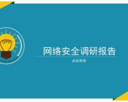 2017年中國網(wǎng)絡(luò)安全調(diào)研報(bào)告（必達(dá)咨詢）