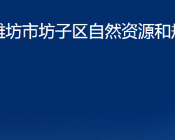 濰坊市坊子區(qū)自然資源和規(guī)劃分局