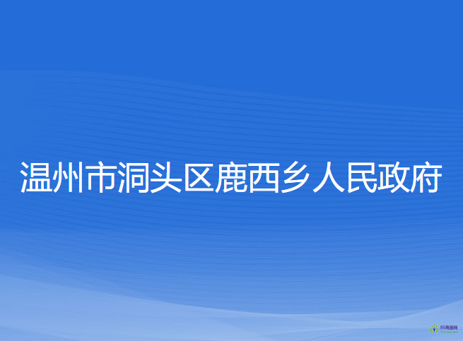 溫州市洞頭區(qū)鹿西鄉(xiāng)人民政府