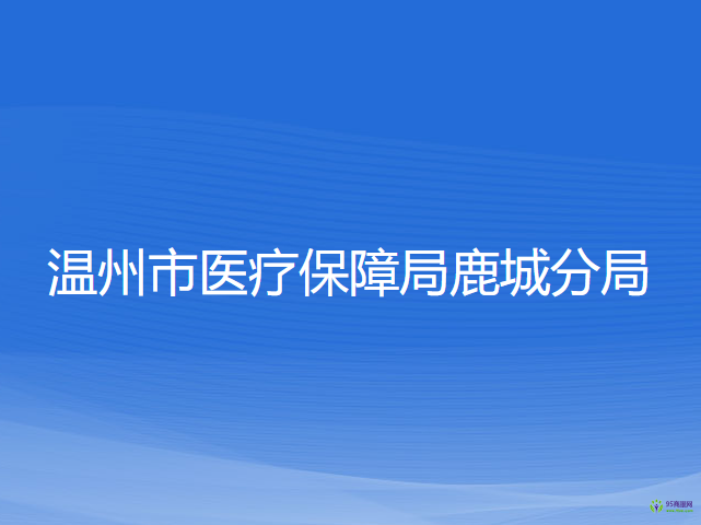 溫州市醫(yī)療保障局鹿城分局