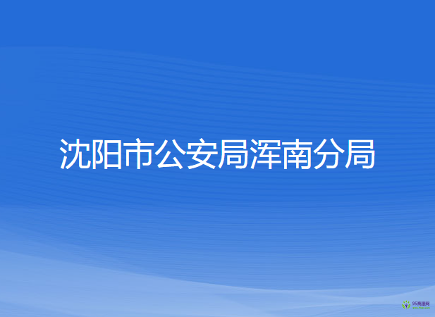 沈陽市公安局渾南分局