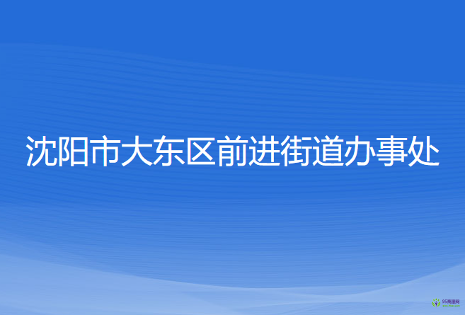 沈陽市大東區(qū)前進(jìn)街道辦事處