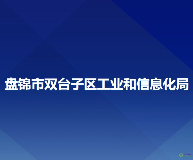 盤錦市雙臺(tái)子區(qū)工業(yè)和信息化局