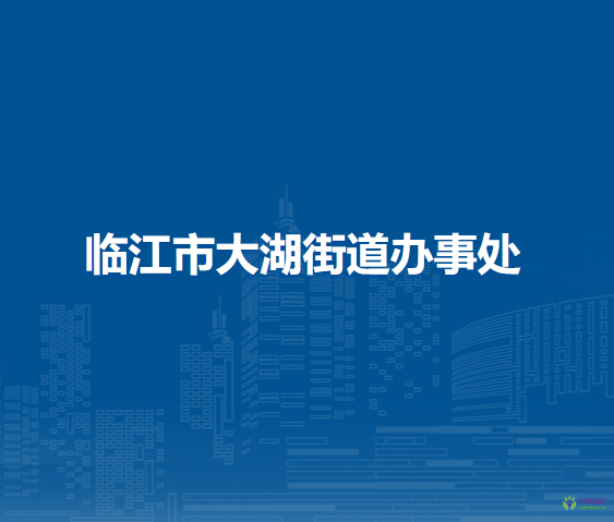 臨江市大湖街道辦事處