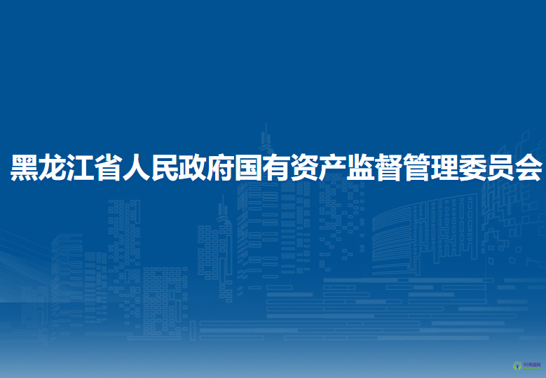 黑龍江省人民政府國(guó)有資產(chǎn)監(jiān)督管理委員會(huì)