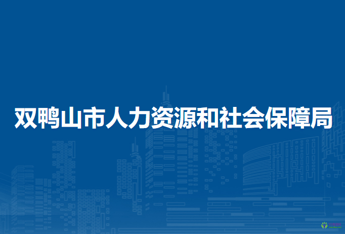 雙鴨山市人力資源和社會保障局